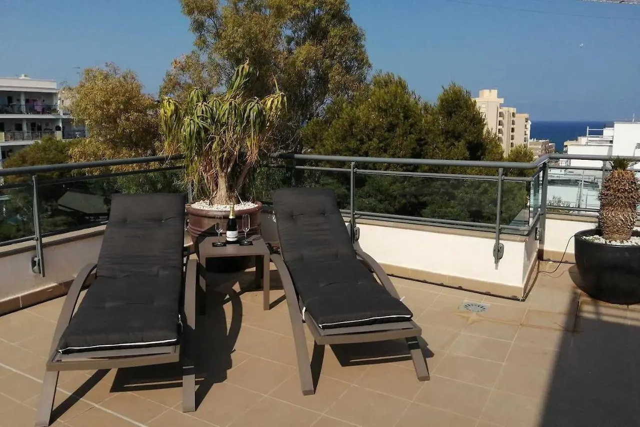 Penthouse Spanje Met Zeezicht Atico Garrucha Apartment